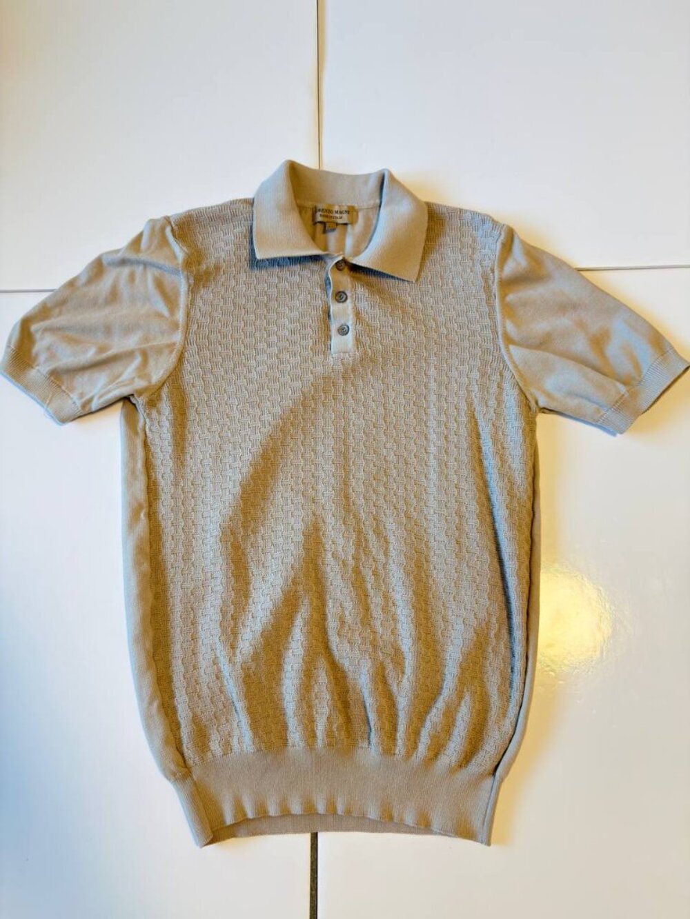 Lorenzo Magni Made in Italy Knit Polo Shirt – Men’s Size Large